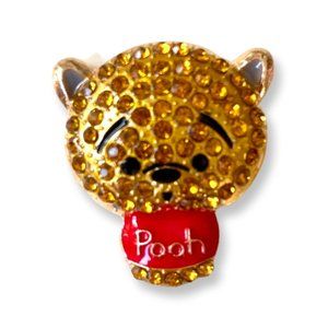rhinestone winnie the pooh sticker charm